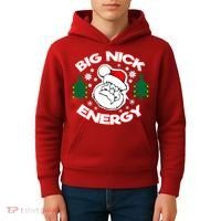Big Nick Energy Santa Claus Snowflake Christmas Kids Hoodie thumb 4