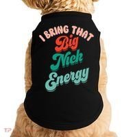 Big Nick Energy Santa Xmas Funny Christmas Retro Cool Gift Doggie Tank thumb 0