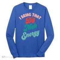 Big Nick Energy Santa Xmas Funny Christmas Retro Cool Gift Long Sleeve Shirt thumb 0