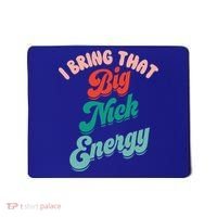 Big Nick Energy Santa Xmas Funny Christmas Retro Cool Gift Mousepad thumb 0