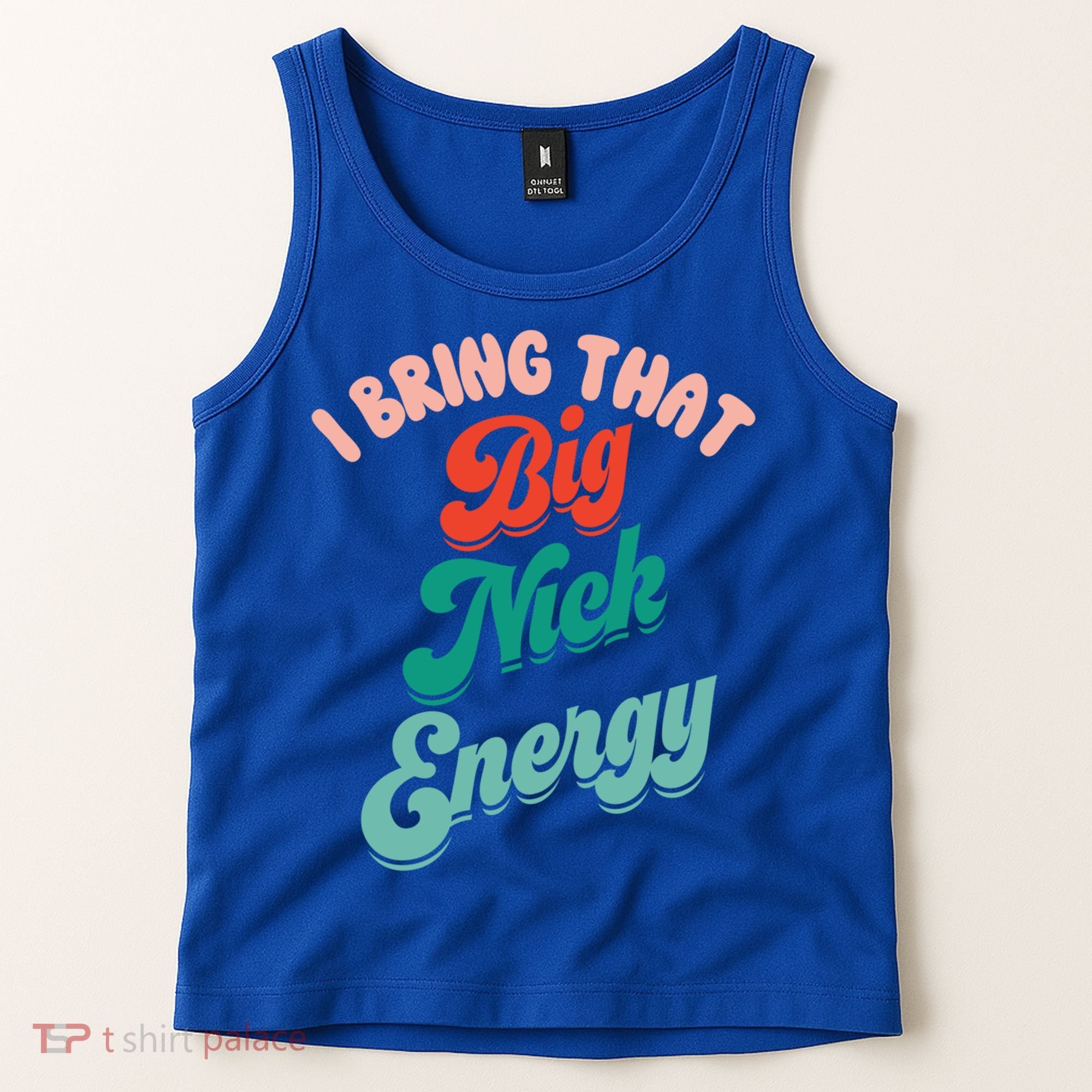 Big Nick Energy Santa Xmas Funny Christmas Retro Cool Gift Tank Top