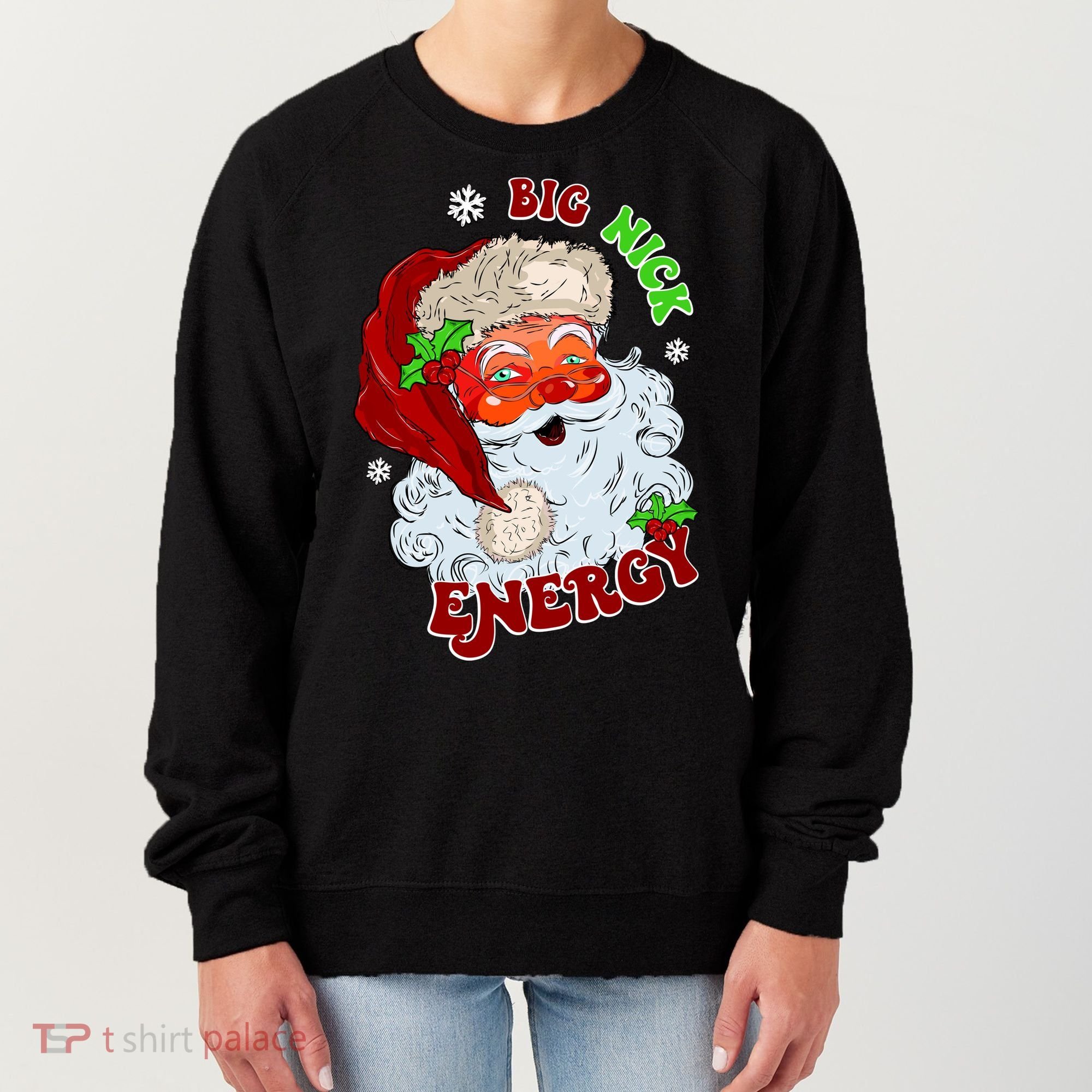 Big Nick Energy Classic Santa Claus Christmas Women's Sweatshirt