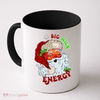 Big Nick Energy Classic Santa Claus Christmas Coffee Mug thumb 0