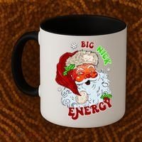Big Nick Energy Classic Santa Claus Christmas Coffee Mug thumb 2
