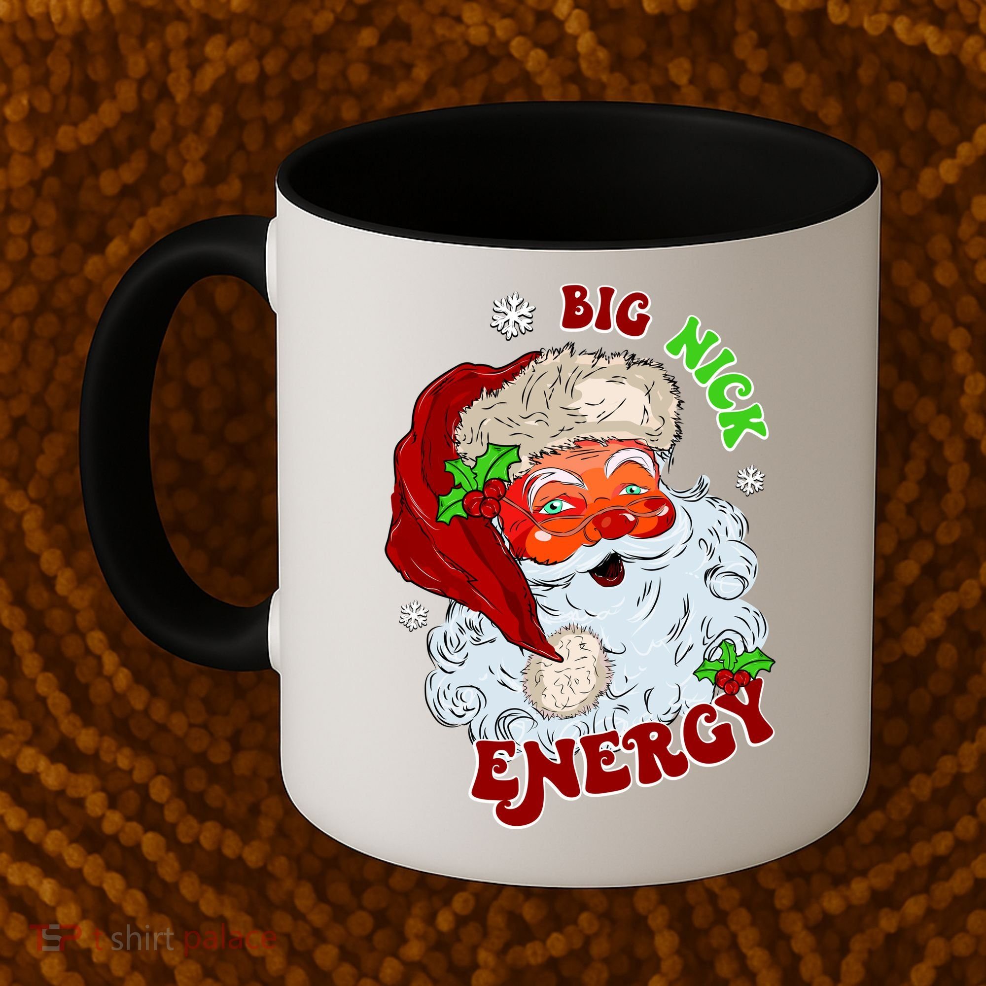 Big Nick Energy Classic Santa Claus Christmas Coffee Mug