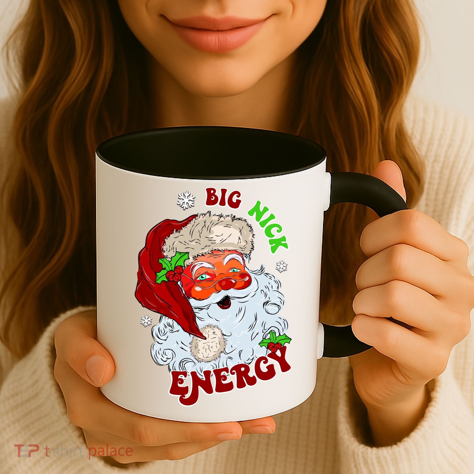 Big Nick Energy Classic Santa Claus Christmas Coffee Mug