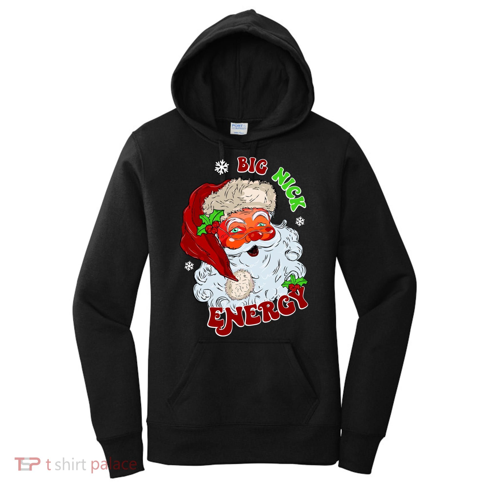 Big Nick Energy Classic Santa Claus Christmas Women's Hoodie