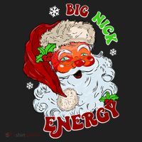 Big Nick Energy Classic Santa Claus Christmas Golf Towel thumb 3