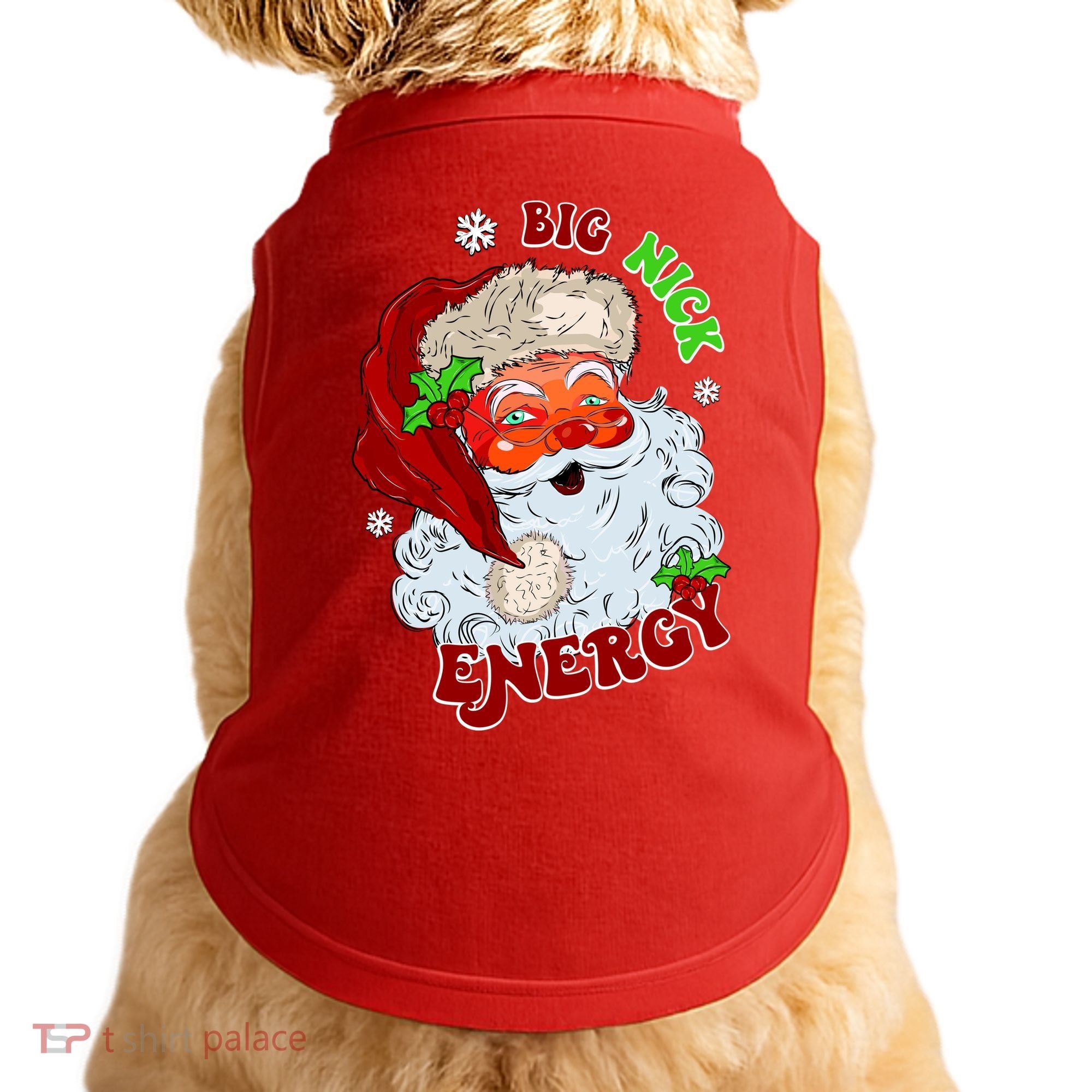 Big Nick Energy Classic Santa Claus Christmas Doggie Tank