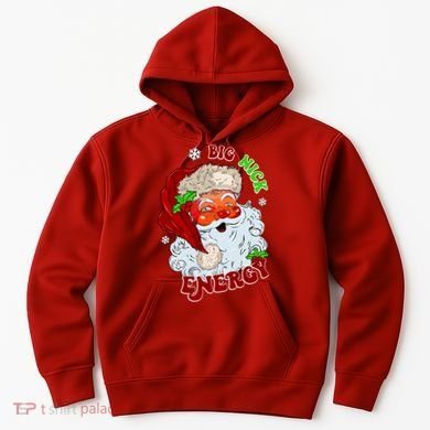 Big Nick Energy Classic Santa Claus Christmas Hoodie