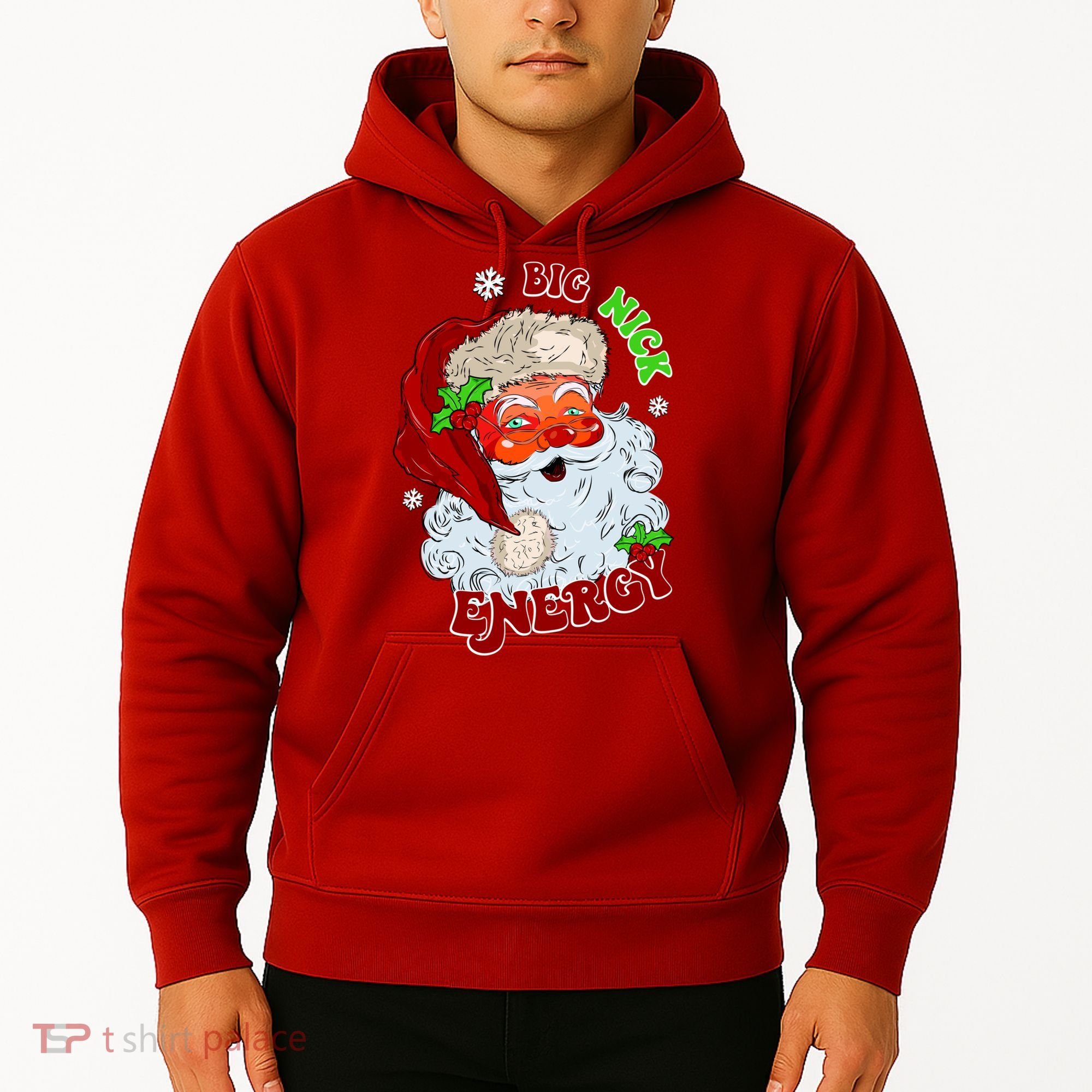 Big Nick Energy Classic Santa Claus Christmas Hoodie