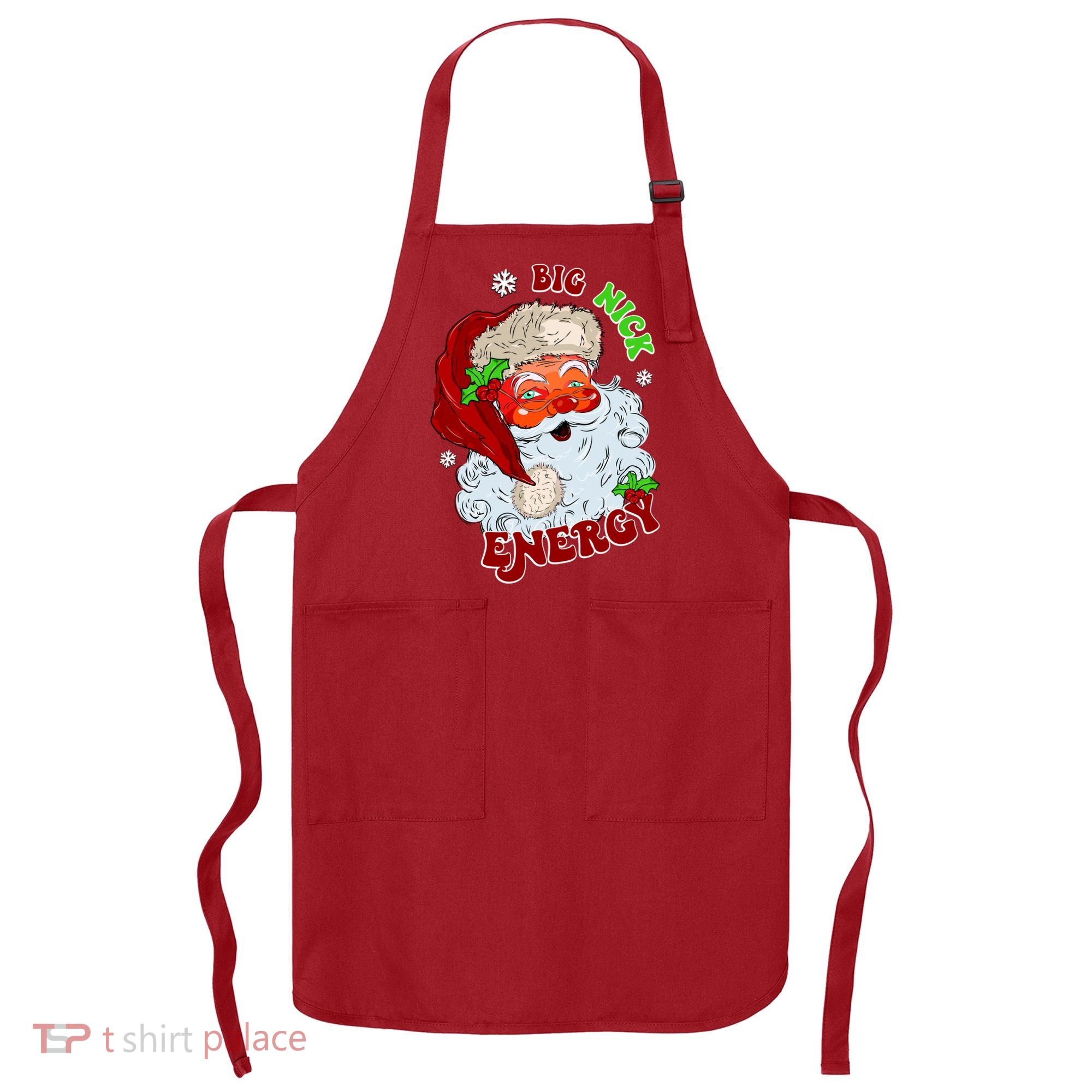 Big Nick Energy Classic Santa Claus Christmas Apron