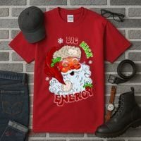 Big Nick Energy Classic Santa Claus Christmas Tall T-Shirt thumb 3