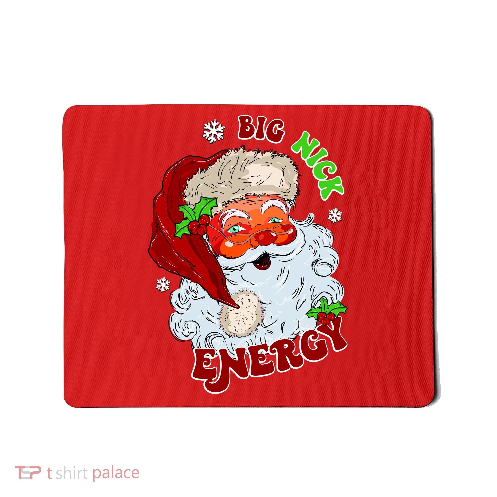 Big Nick Energy Classic Santa Claus Christmas Mousepad