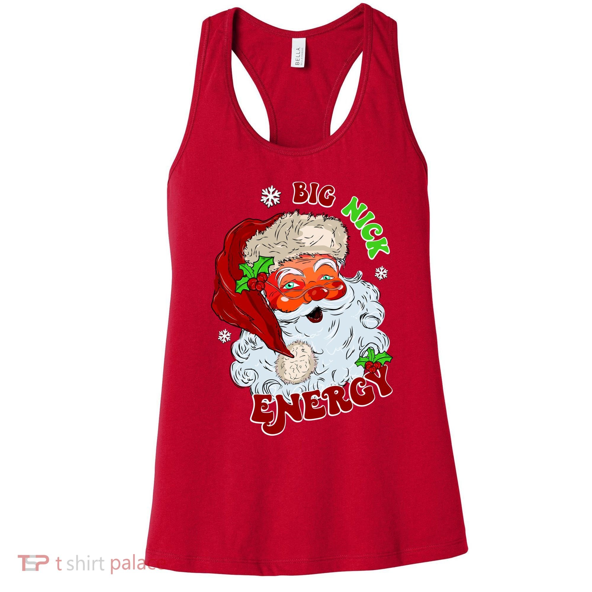 Big Nick Energy Classic Santa Claus Christmas Women's Tank Top