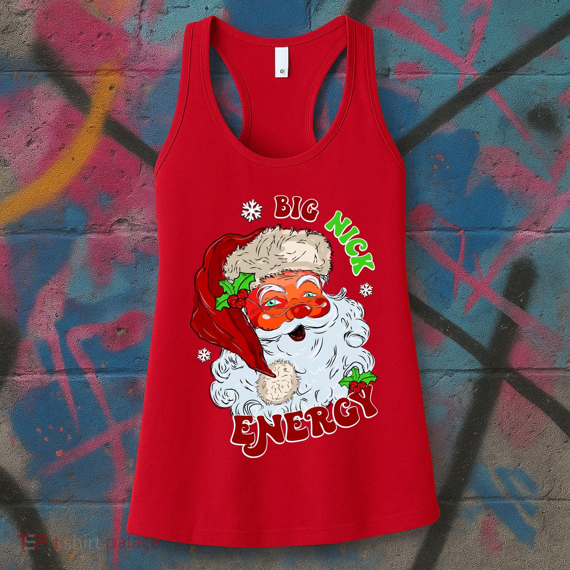 Big Nick Energy Classic Santa Claus Christmas Women's Tank Top