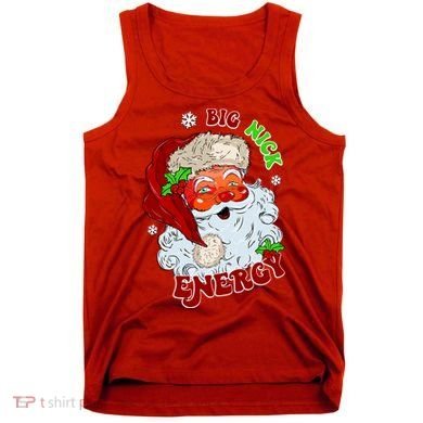 Big Nick Energy Classic Santa Claus Christmas Tank Top
