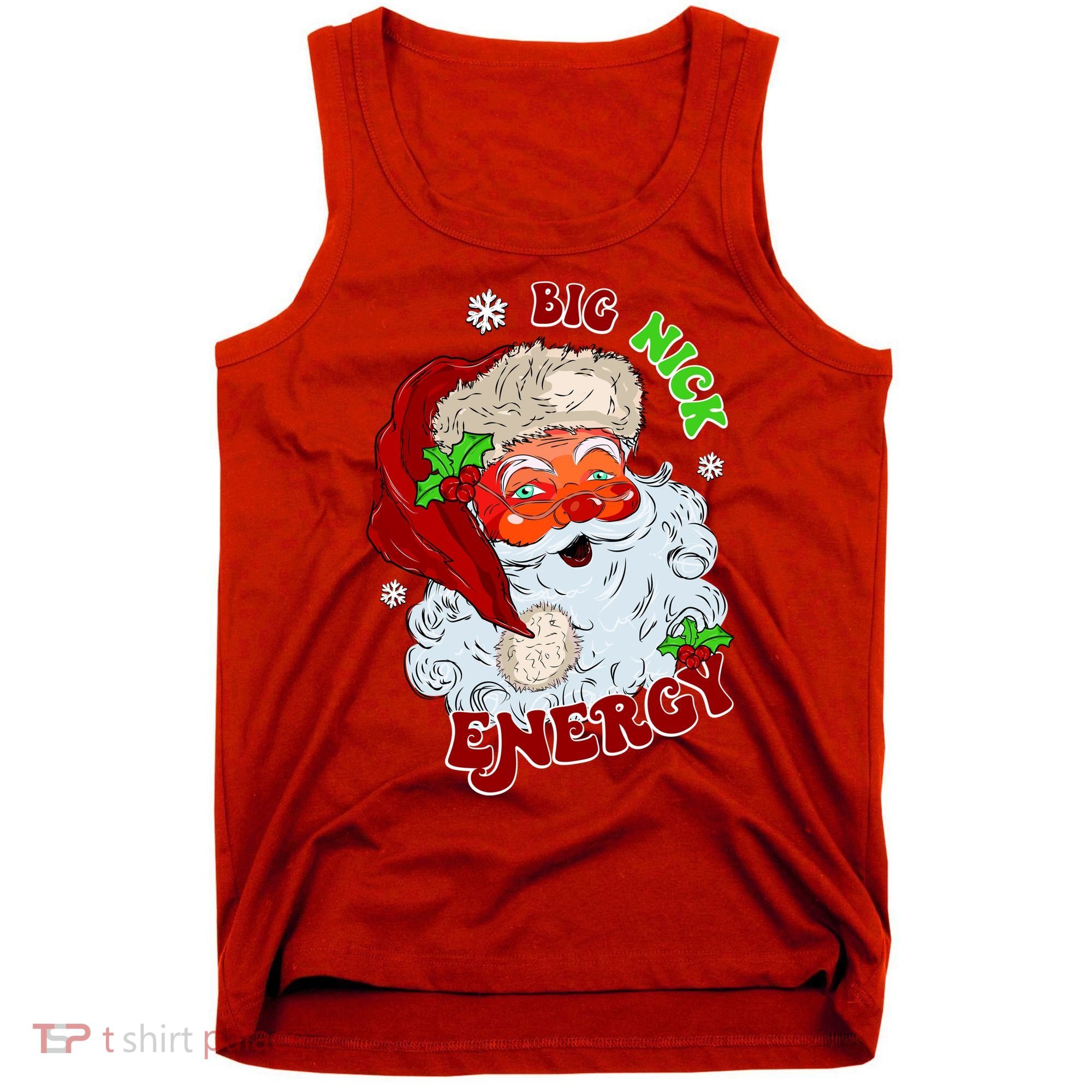 Big Nick Energy Classic Santa Claus Christmas Tank Top