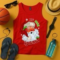 Big Nick Energy Classic Santa Claus Christmas Tank Top thumb 4