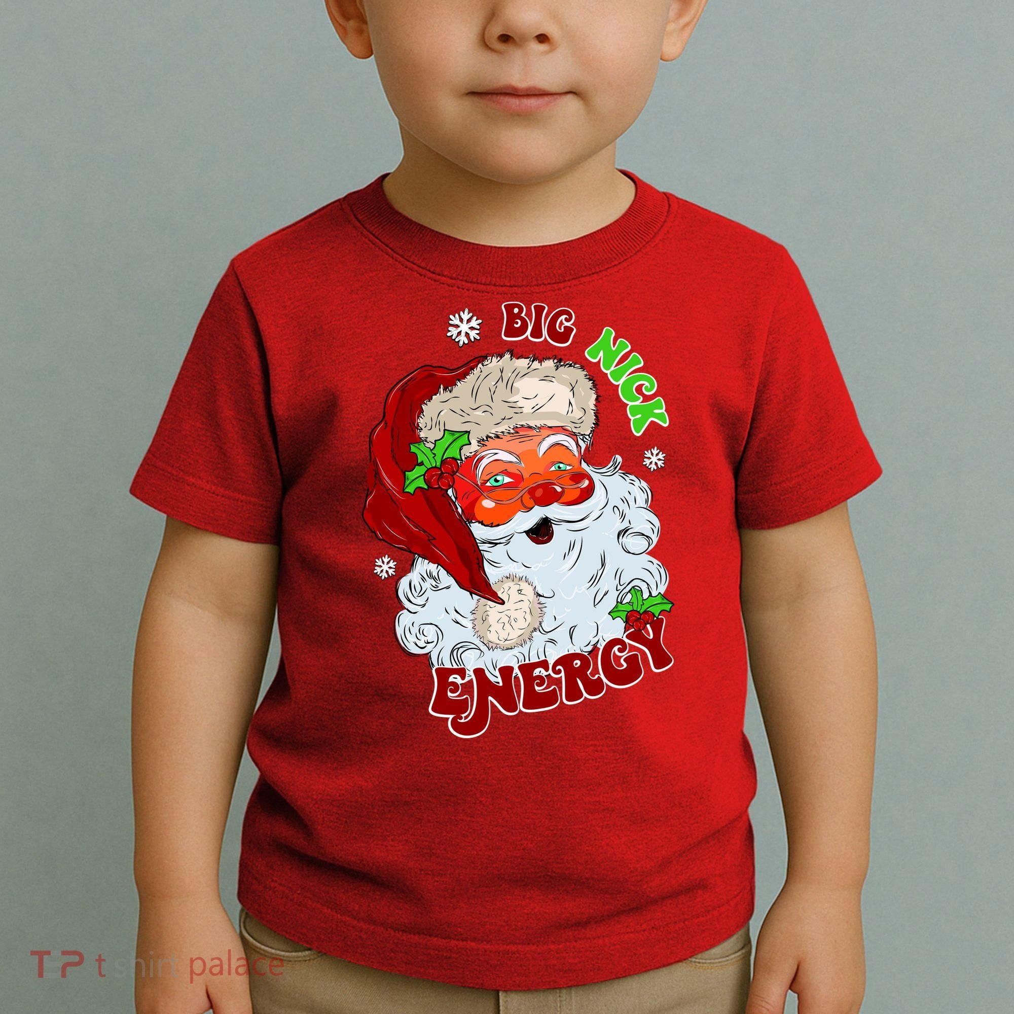 Big Nick Energy Classic Santa Claus Christmas Toddler T-Shirt