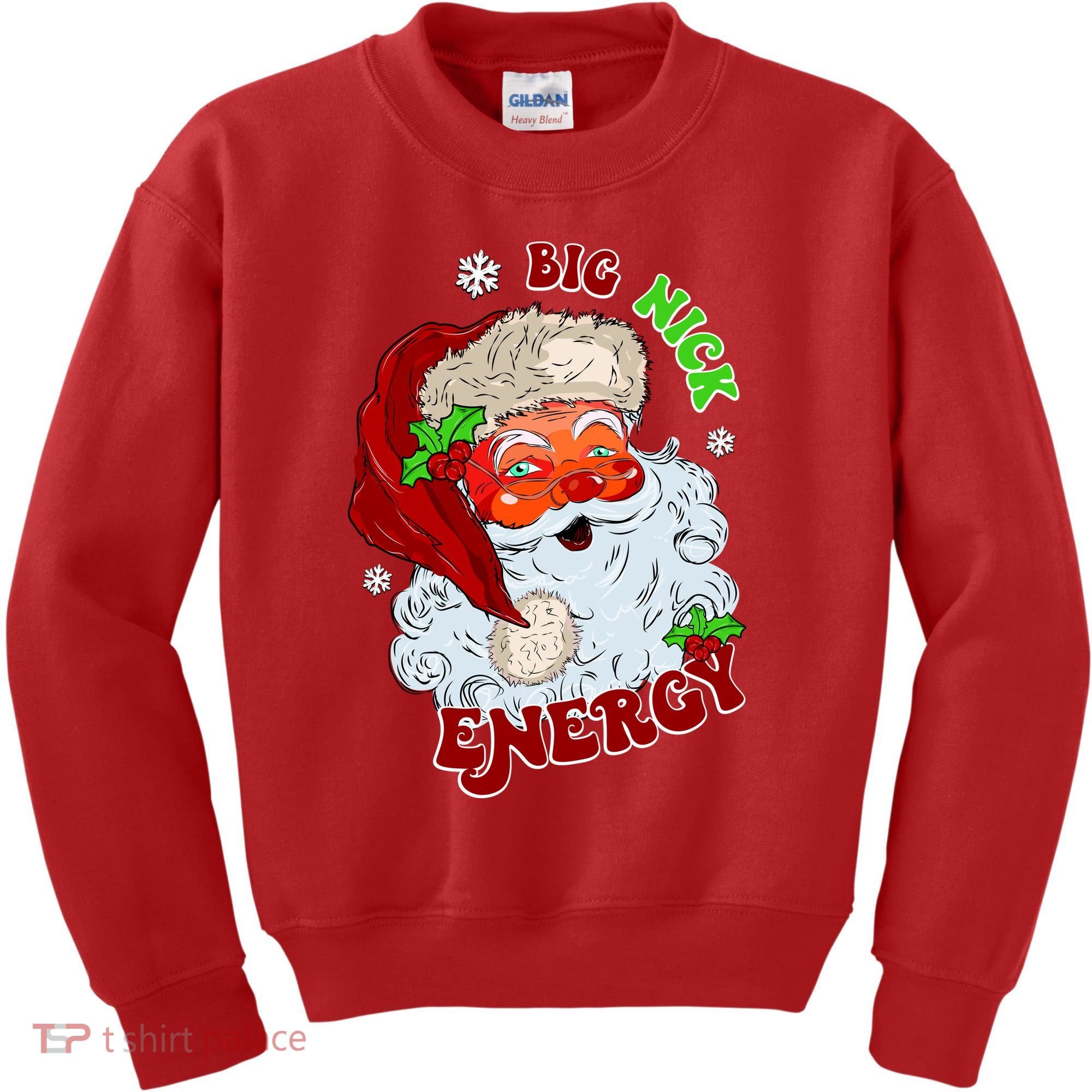 Big Nick Energy Classic Santa Claus Christmas Kids Sweatshirt