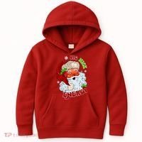 Big Nick Energy Classic Santa Claus Christmas Kids Hoodie thumb 0