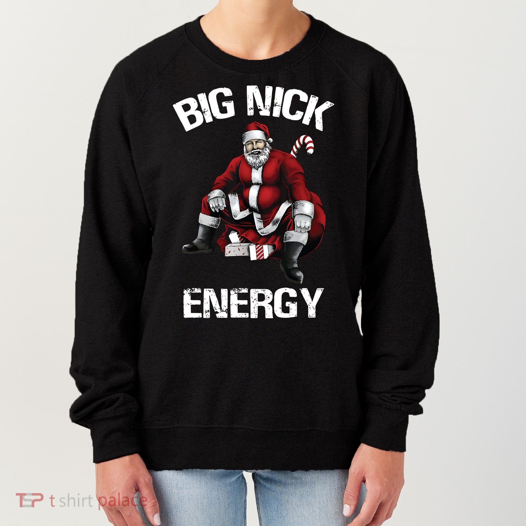 Big Nick Energy Santa Christmas Women's Sweatshirt