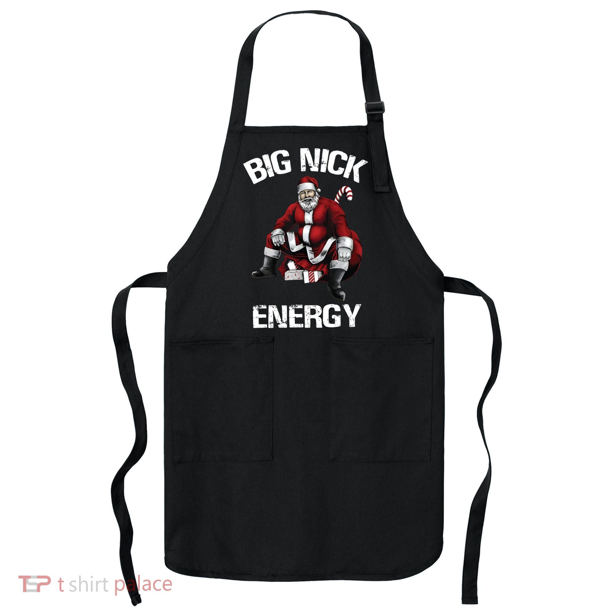 Big Nick Energy Santa Christmas Apron