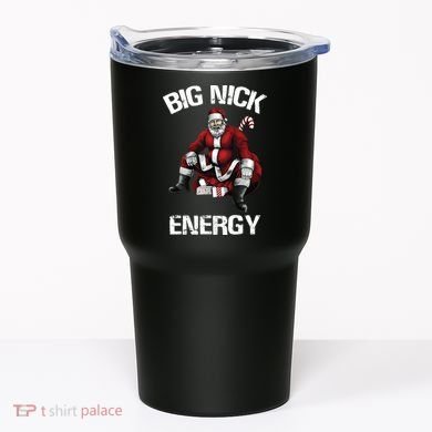 Big Nick Energy Santa Christmas Tumbler