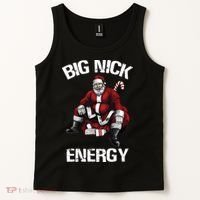 Big Nick Energy Santa Christmas Tank Top thumb 2