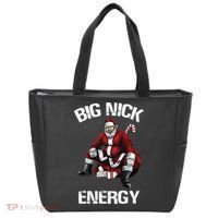 Big Nick Energy Santa Christmas Tote Bag thumb 0
