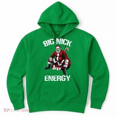Big Nick Energy Santa Christmas Hoodie