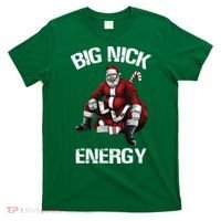Big Nick Energy Santa Christmas T-Shirt thumb 0
