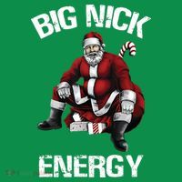 Big Nick Energy Santa Christmas Coaster thumb 2