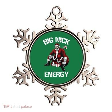 Big Nick Energy Santa Christmas Ornament