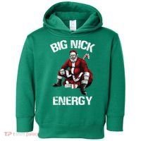 Big Nick Energy Santa Christmas Toddler Hoodie thumb 0