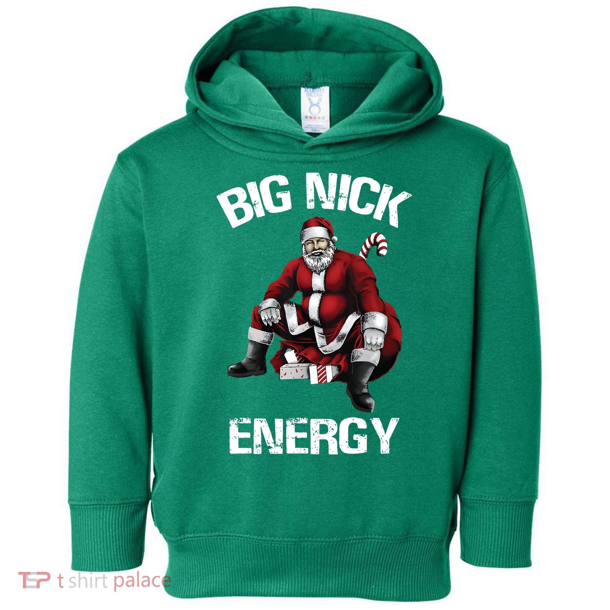 Big Nick Energy Santa Christmas Toddler Hoodie