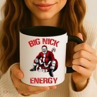 Big Nick Energy Funny Santa Christmas Coffee Mug thumb 3