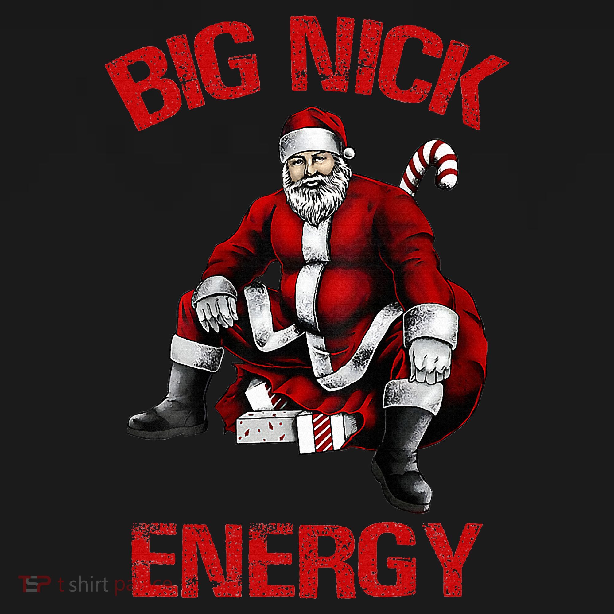 Big Nick Energy Funny Santa Christmas Pajama Set