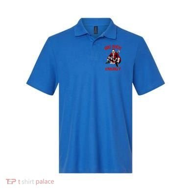 Big Nick Energy Funny Santa Christmas Polo