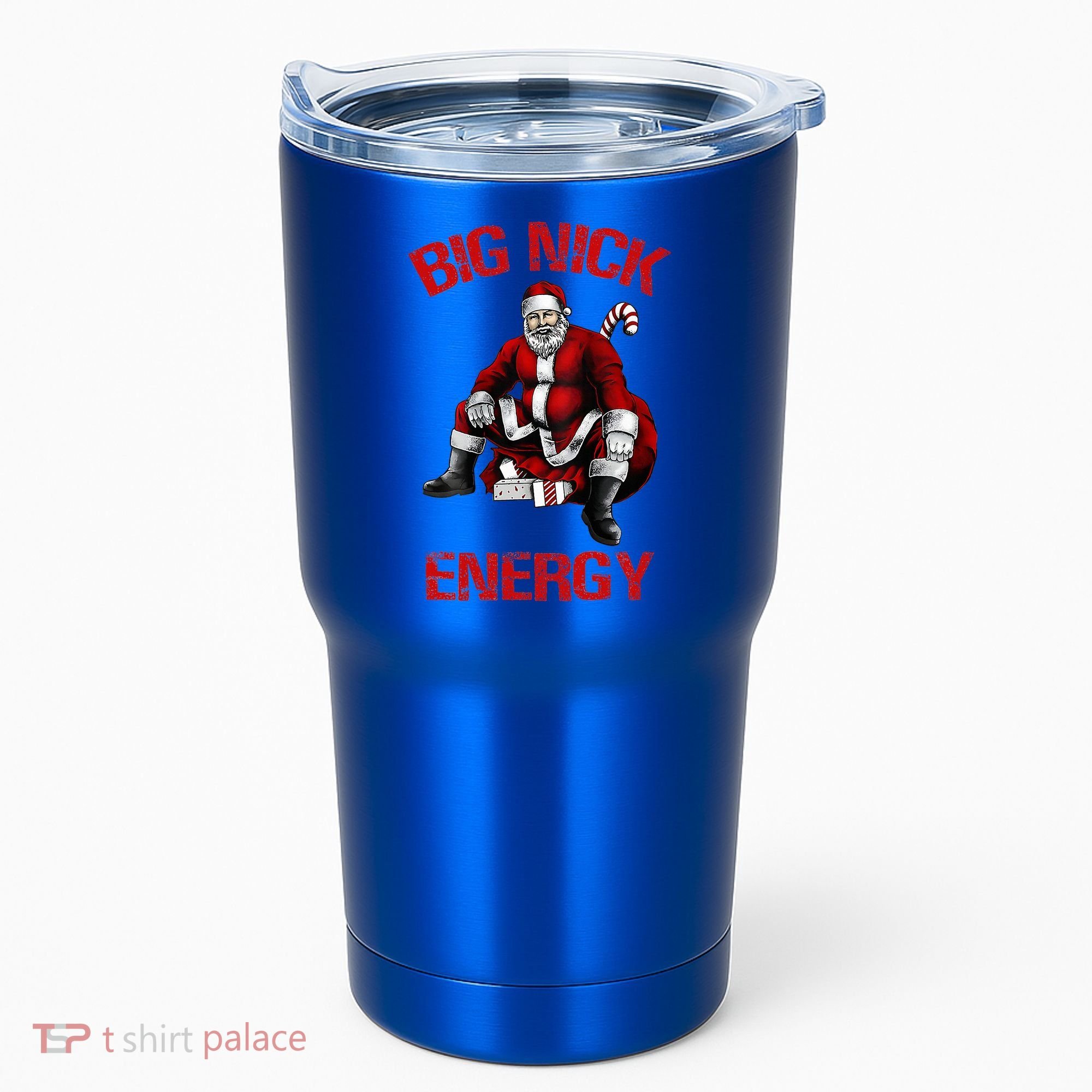 Big Nick Energy Funny Santa Christmas Tumbler