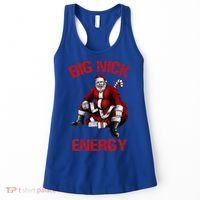 Big Nick Energy Funny Santa Christmas Women's Tank Top thumb 0
