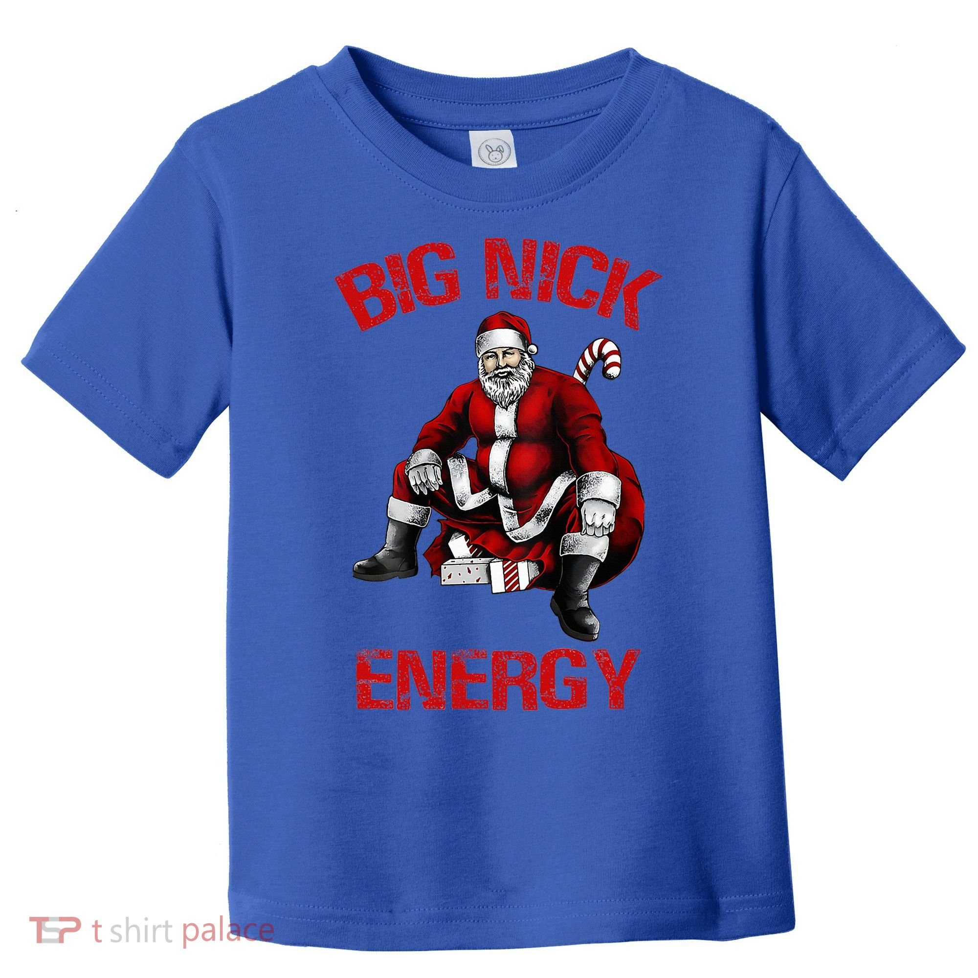 Big Nick Energy Funny Santa Christmas Toddler T-Shirt