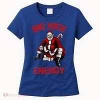 Big Nick Energy Funny Santa Christmas Women's T-Shirt thumb 0