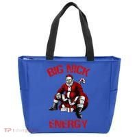 Big Nick Energy Funny Santa Christmas Tote Bag thumb 0