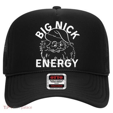 Big Nick Energy Funny Xmas Christmas Gift Hat