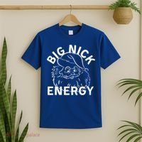 Big Nick Energy Funny Xmas Christmas Gift T-Shirt thumb 2