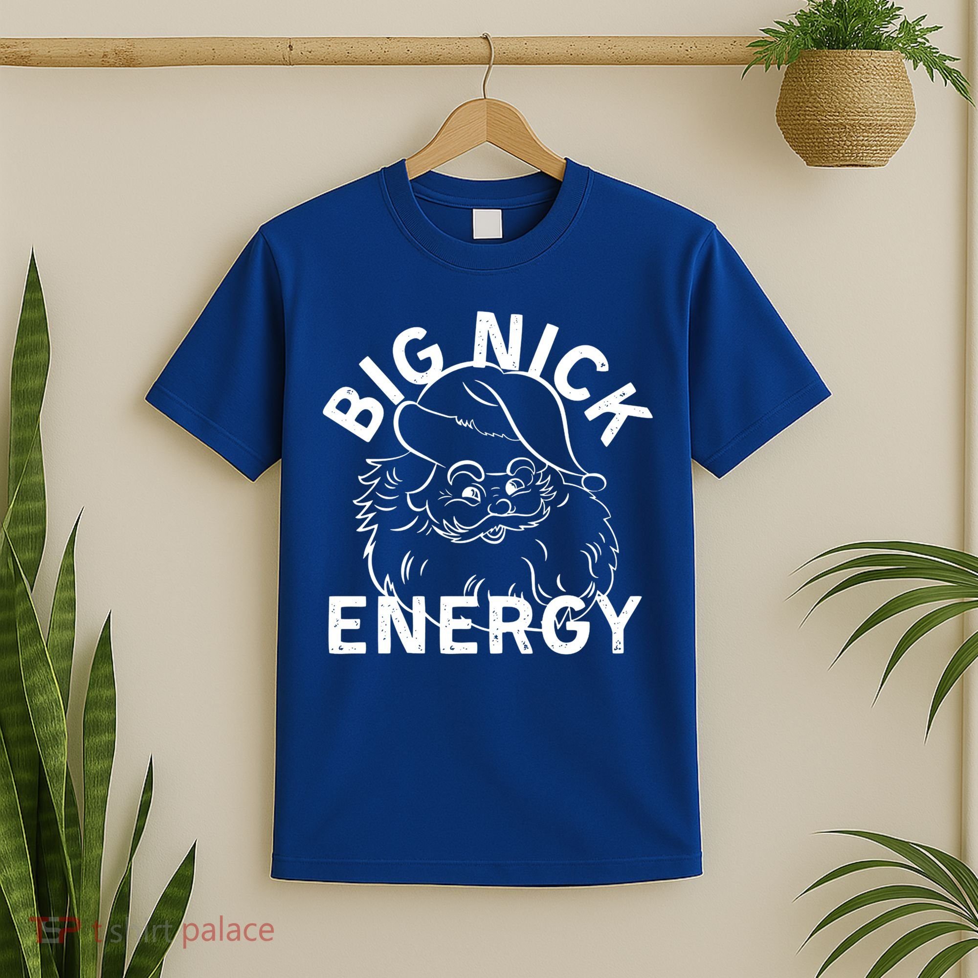 Big Nick Energy Funny Xmas Christmas Gift T-Shirt