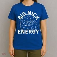 Big Nick Energy Funny Xmas Christmas Gift T-Shirt thumb 4