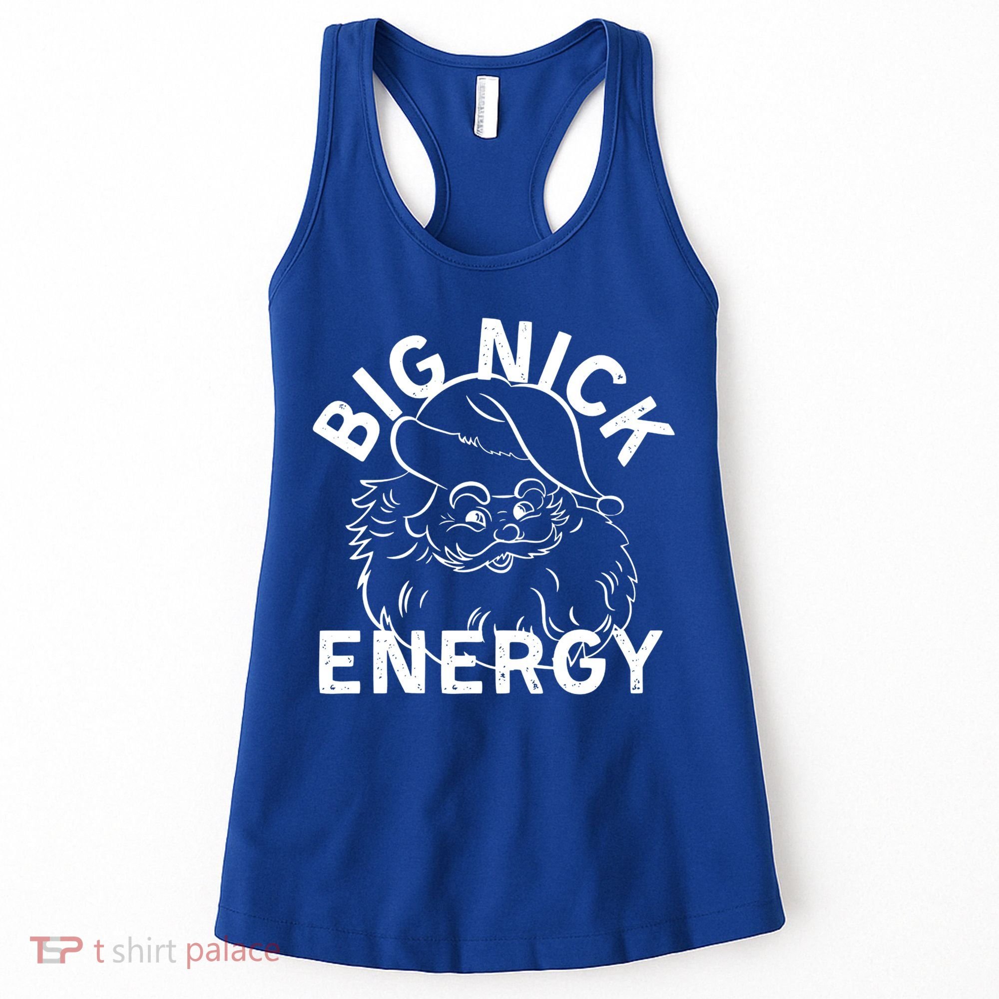 Big Nick Energy Funny Xmas Christmas Gift Women's Tank Top
